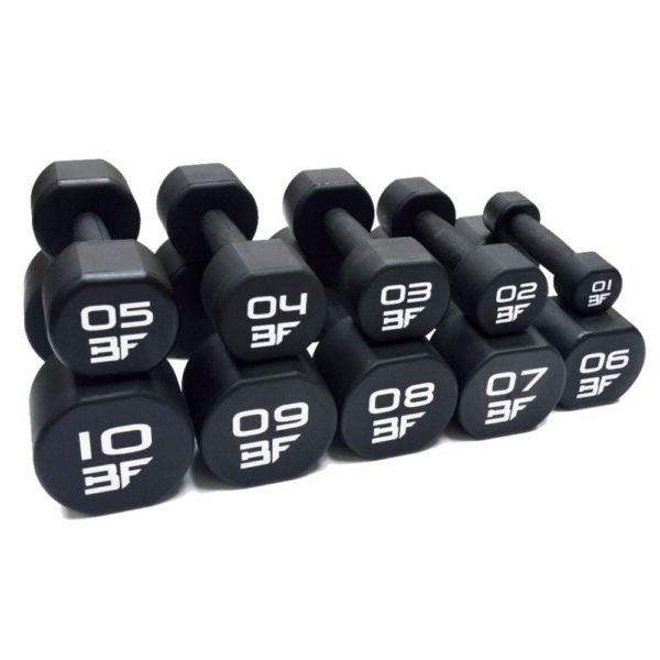 Stojan Polyurethaan Dumbbells 1-10kg - Image 2