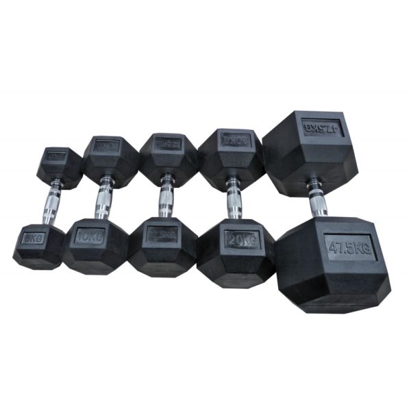 Hexagon Dumbbells 2,5-50kg - Image 5