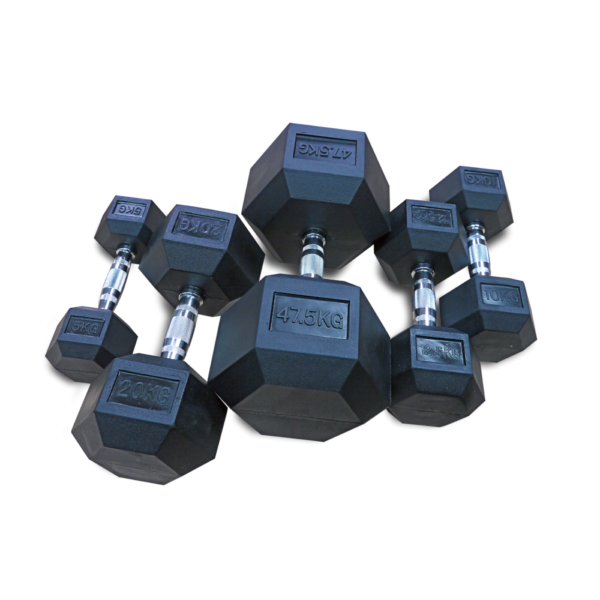 Hexagon Dumbbells 2,5-50kg - Image 6